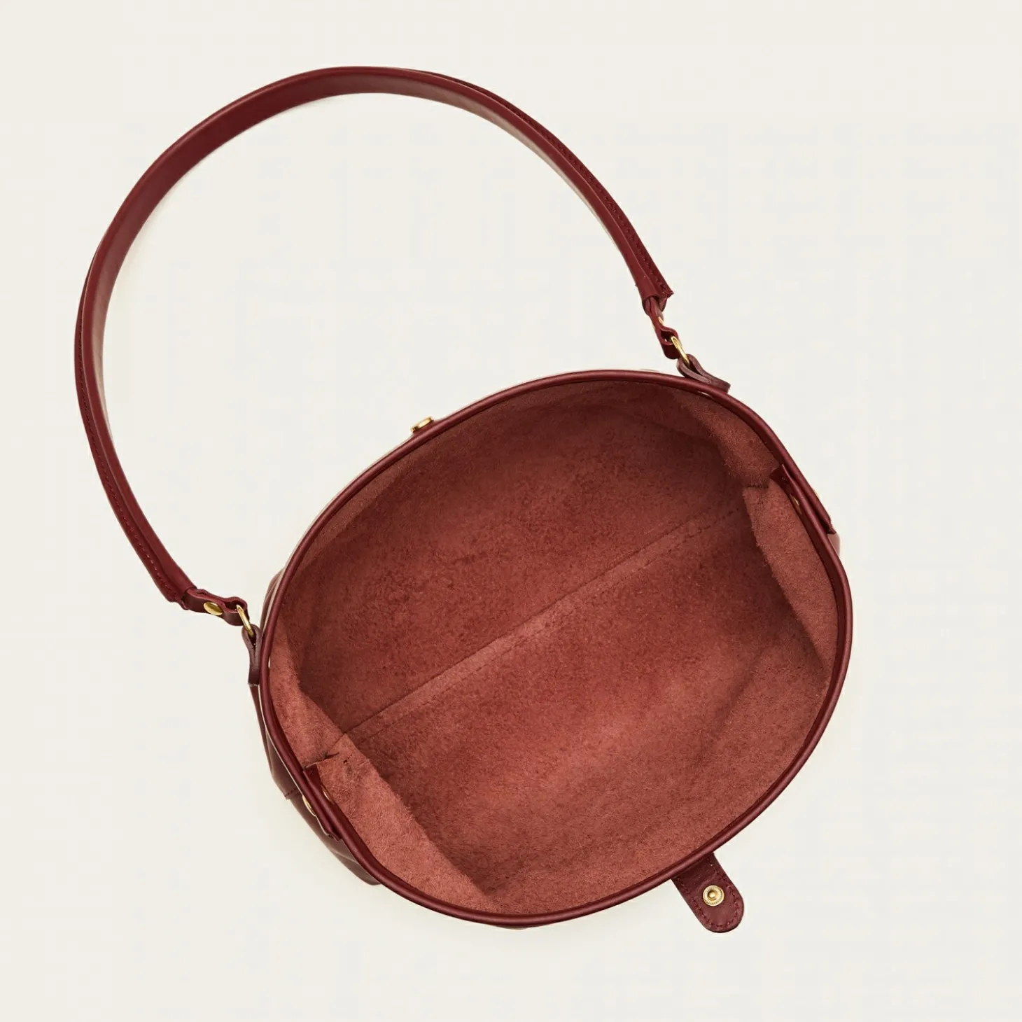 Hug Bag Torebka L, Bordowy
